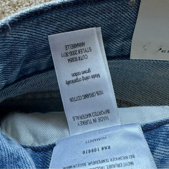 Citizens of Humanity Annabelle Long Cut Hem Shorts Size 31 Relaxed‎ Vintage NWT - Picture 3 of 8